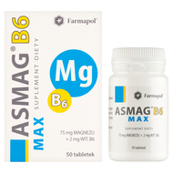 Asmag B6 Max, 50 tabletek
