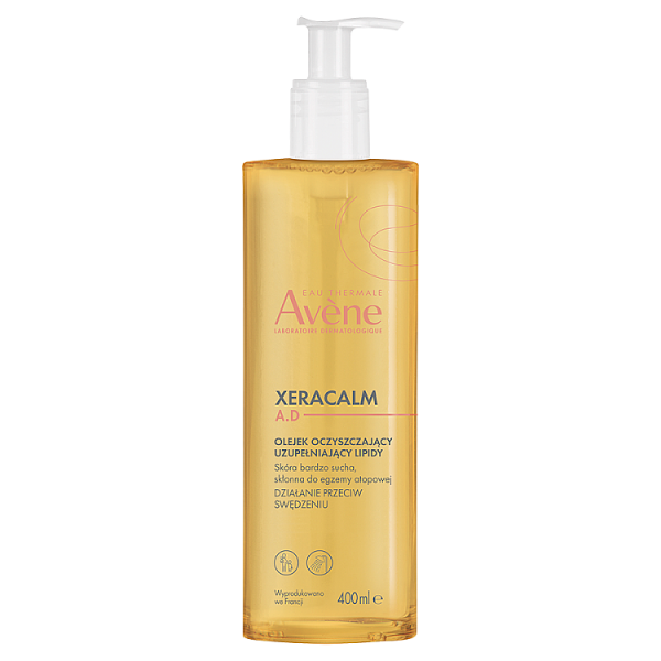 Avene Xeracalm A.D Olejek oczyszczający uzupełniający lipidy, 400 ml