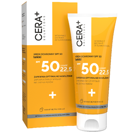 SYNOPTIS PHARMA CERA+ krem ochronny SPF50+ lekki, 50 ml — Składniki i ocena