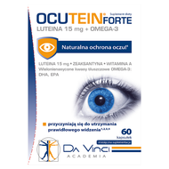 Ocutein Forte Luteina 15 mg + Omega-3, 60 kapsułek