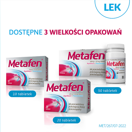 Metafen, 20 tabletek - Układ nerwowy