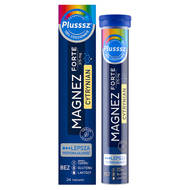 Plusssz Magnez Forte Cytrynian, 24 tabletki musujące