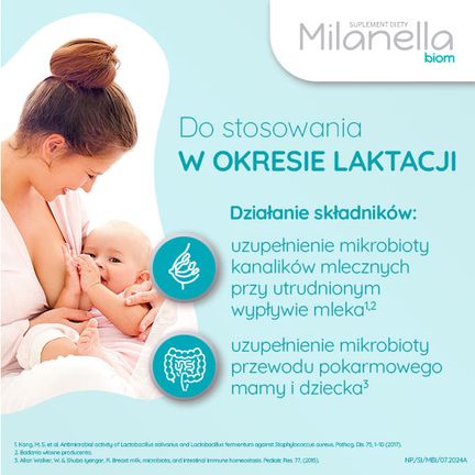 Milanella Biom, 15 kapsułek - 5904161800293