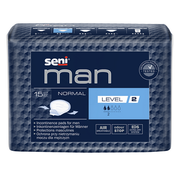 Wku0142adki urologiczne Seni Man Normal Level 2, 15 sztuk
