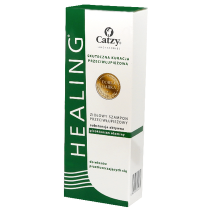CATZY OF POLAND Healing Herbal, ziołowy szampon przeciwłupieżowy, 200 ml
