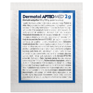 Dermatol APTEO MED, 100 g/100 g, puder leczniczy, 2 g