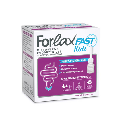 Forlax Fast Kids, mikrowlewki, 5 g, 6 sztuk - zdjęcie produktu