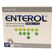Enterol, 250 mg, 18 kapsułek (import równoległy Inpharm)