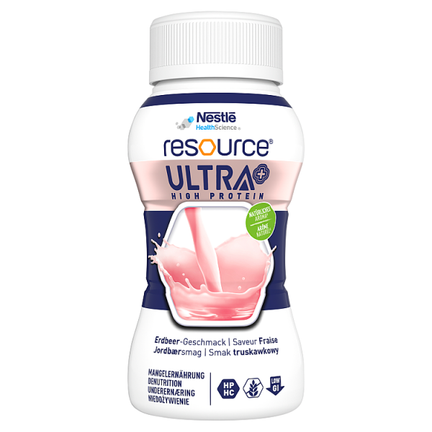 Resource Ultra +, truskawka, 4 x 200 ml - 8445290481900