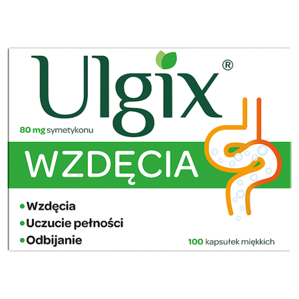Ulgix wzdęcia, 100 kapsułek - zdjęcie produktu