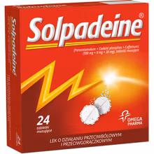 Solpadeine 500 mg + 8 mg + 30 mg, 24 tabletki musujące