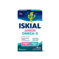 Iskial Junior Omega-3, żelki, 30 sztuk