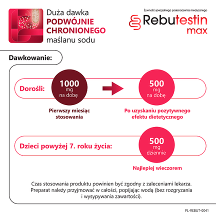 Rebutestin max, 60 kapsułek - Dorosły, Dziecko