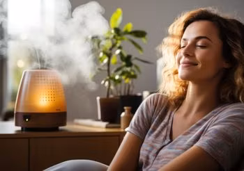 Kilkanaście kropli olejku z oregano można dodać do dyfuzora parowego.