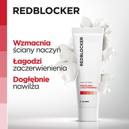 RedBlocker, krem do skóry naczynkowej na noc, 50 ml - KREM