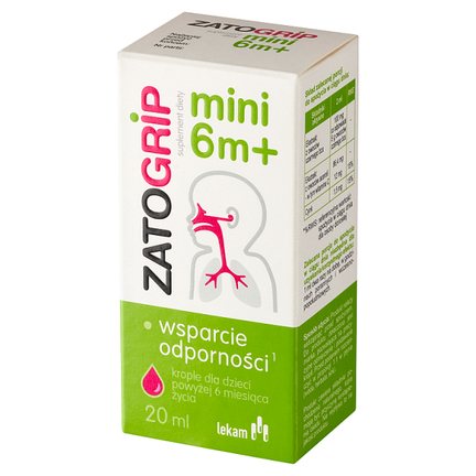 ZATOGRIP MINI 6m+, 20 ml - SUPLEMENT DIETY