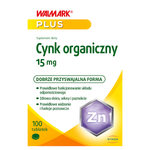 Cynk organiczny 15 mg, 100 tabletek